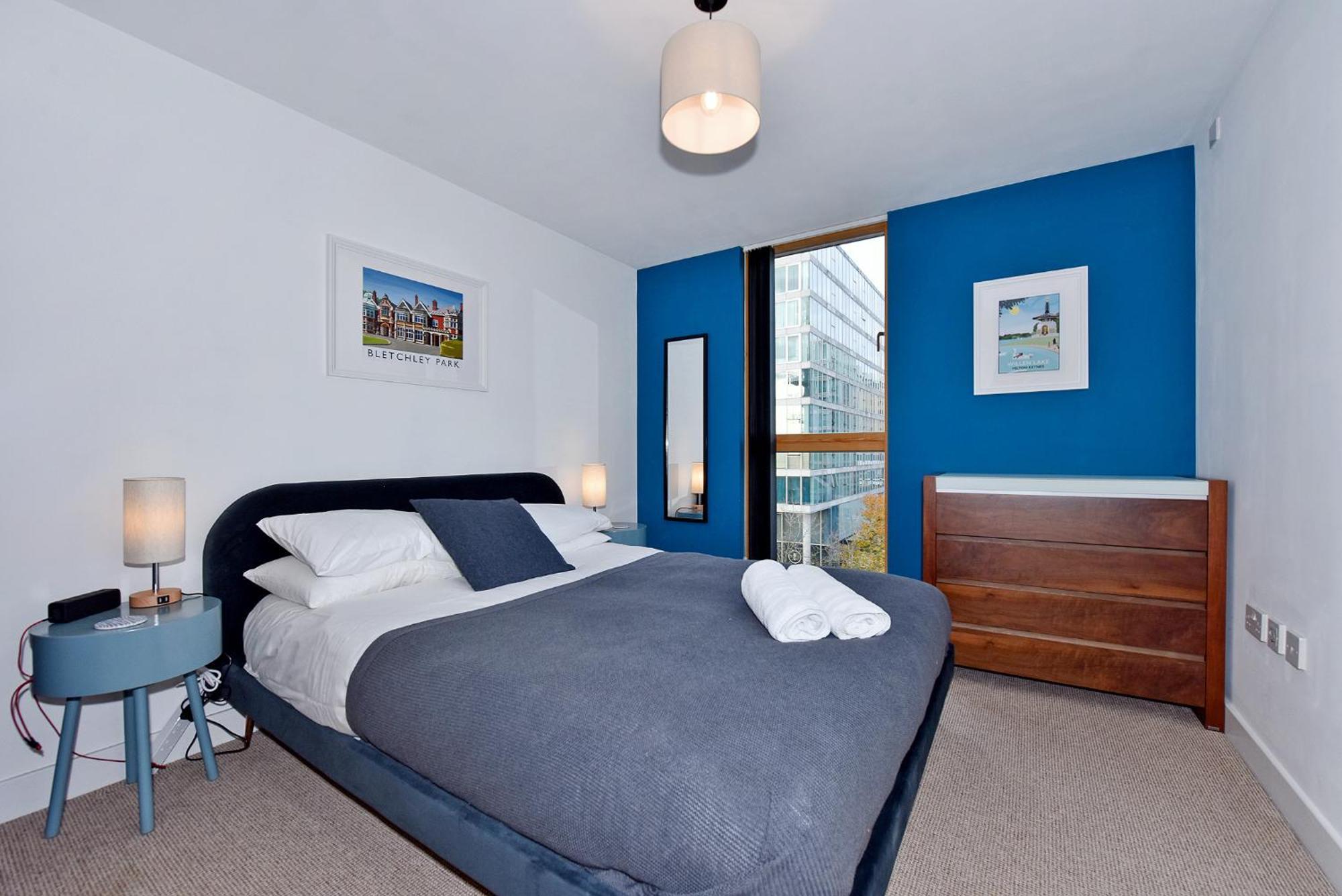 The Vizion Serviced Apartments From Pincott Properties - Free Parking, Private Balcony, And Wifi Milton Keynes Esterno foto