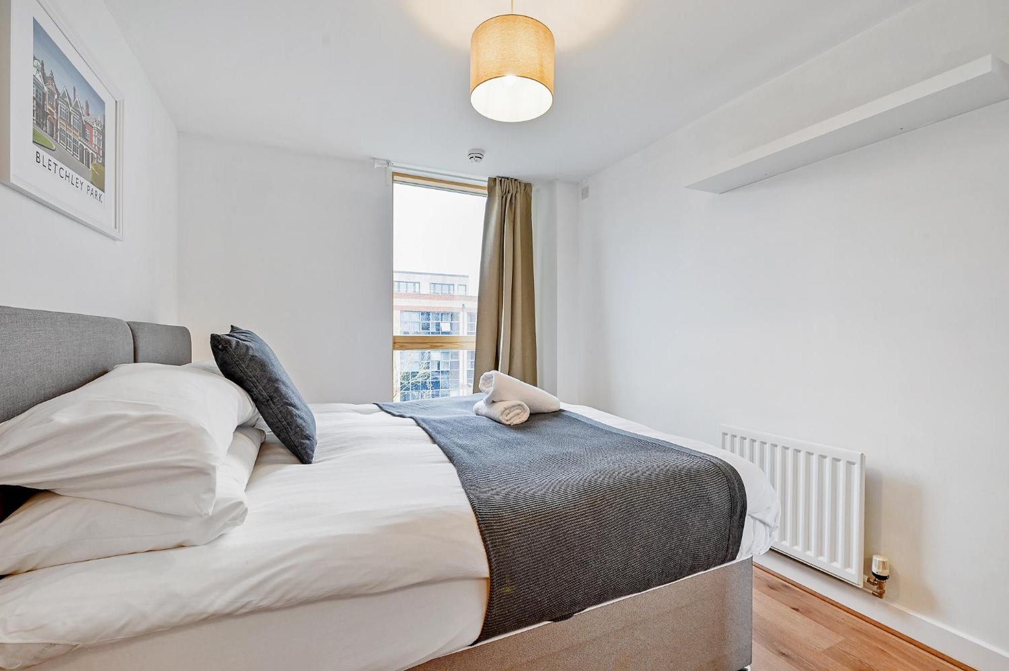 The Vizion Serviced Apartments From Pincott Properties - Free Parking, Private Balcony, And Wifi Milton Keynes Esterno foto